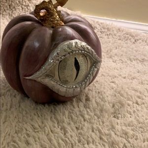 Purple spooky one eyed pumpkin
